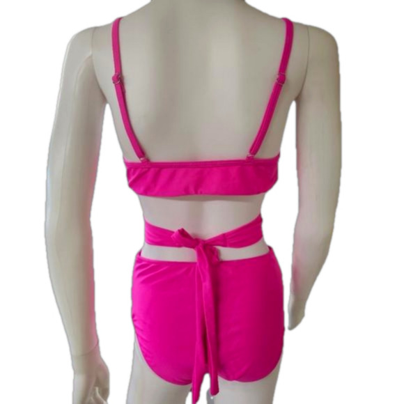 Source Unknown Tummy Control Cross Strap Bikini Size L - Picture 3 of 15